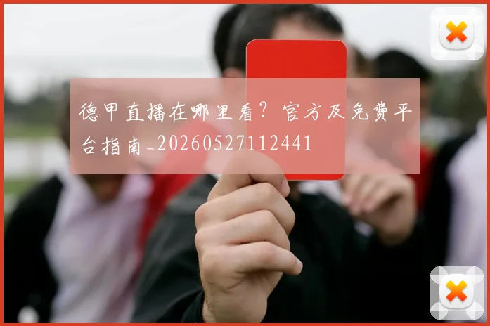 德甲直播在哪里看？官方及免费平台指南_20260527112441
